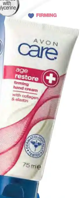 AVON Age Restore Collagen & Elastin Firming hand Cream offer