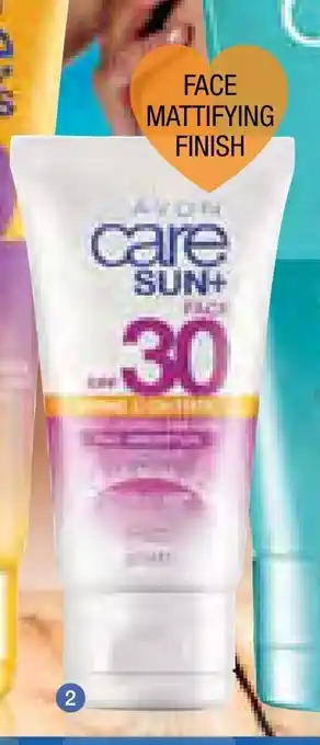 AVON Face Shine Control Sun Cream SPF 30 50ml offer