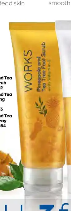 Pineapple And Tea Foot Scrub 75ml