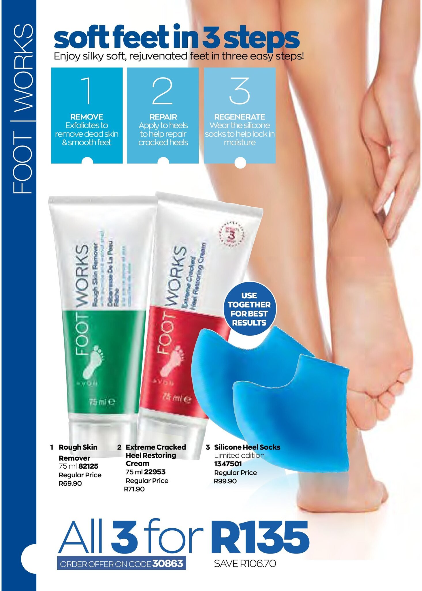 Foot Works offer at AVON