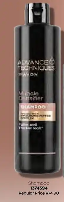 AVON Advance Techniques Volumises Shampoo offer