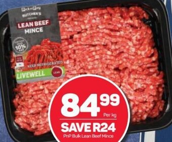 Pick n Pay PnP Bulk Lean Beef Mince offer