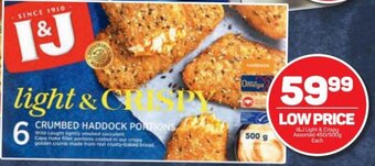 Pick n Pay I&J Light & Crispy Assorted 450 / 500g offer