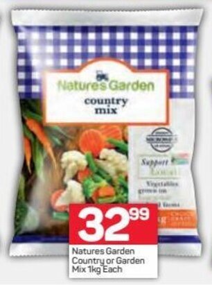 Pick n Pay Natures Garden Country or Garden Mix 1kg offer