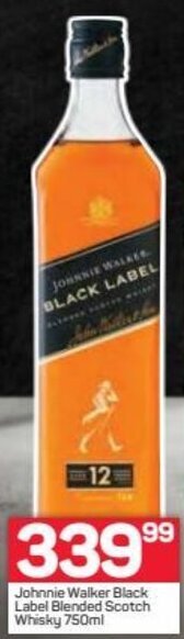 Pick n Pay Johnnie Walker Black Label Blended Scotch Whisky 750ml offer