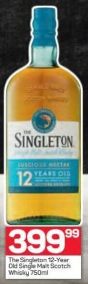 The Singleton 12-Year Old Single Malt Scotch Whisky 750ml