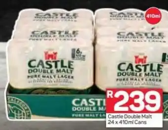 Pick n Pay Castle Double Malt 24 x 410ml Cans offer