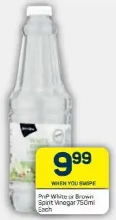 Pick n Pay PnP White or Brown Spirit Vinegar 750ml offer
