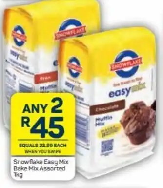 Pick n Pay Snowflake Easy Mix Bake Mix Assorted 2 x 1kg offer