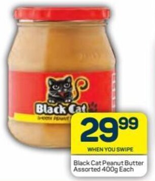 Pick n Pay Black Cat Peanut Butter 400g offer