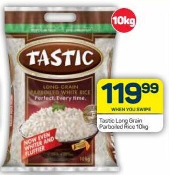 Pick n Pay Tastic Long Grain Parboiled Rice 10kg offer