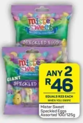 Pick n Pay Mister Sweet Speckled Eggs 2 x 100 / 125g offer