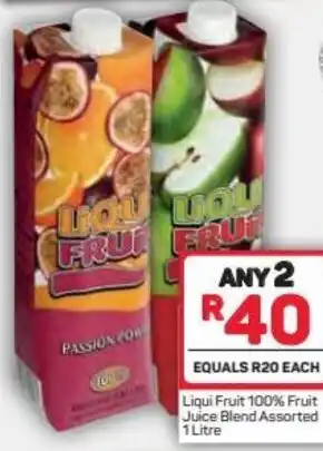 Pick n Pay Liqui Fruit Juice Blend Assorted 2 x 1L offer