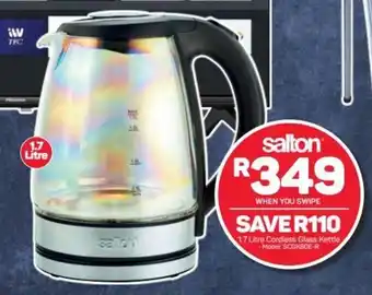 Pick n Pay Cordless Glass Kettle 1.7L offer