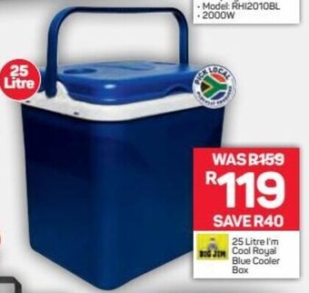 Pick n Pay I'm Cool Royal Blue Cooler Box 25L offer