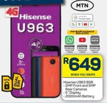 Pick n Pay Hisense U963 8GB offer