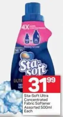 Pick n Pay Sta-Soft Ultra Concentrated Fabric Softener 500ml offer