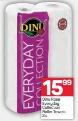 Pick n Pay Dinu Rose Everyday Collection Roller Towels 2s offer