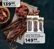 Food Lover's Market Russel Rich Biltong Assorted-350g/400g Per Pack offer