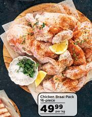 Food Lover's Market Chicken Braai Pack 16 Piece-Per Kg offer
