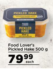 Food Lover's Market Food Lover's Pickled Hake-500g Each offer