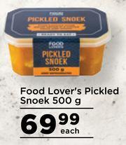 Food Lover's Market Food Lover's Pickled Snoek-500g Each offer