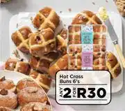 Food Lover's Market Hot Cross Buns-For 2 x 6's offer