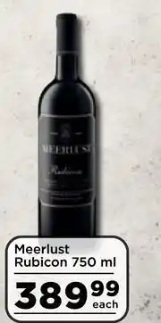 Meerlust Rubicon-750ml Each