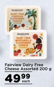 Food Lover's Market Fairview Dairy Free Cheese Assorted-200g Each offer