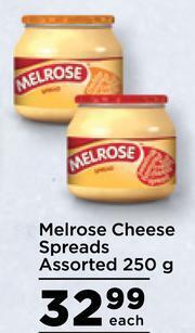 Food Lover's Market Melrose Cheese Spreads Assorted-250g Each offer