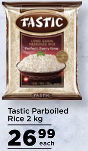 Food Lover's Market Tastic Parboiled Rice-2Kg Each offer