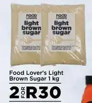 Food Lover's Market Food Lover's Light Brown Sugar-For 2 x 1Kg offer