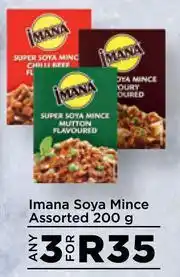Imana Soya Mince Assorted-For 3 x 200g