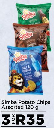 Food Lover's Market Simba Potato Chips Assorted-For 3 x 120g offer