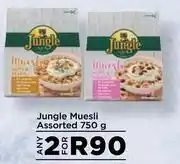 Food Lover's Market Jungle Muesli Assorted-For 2 x 750g offer