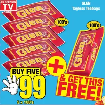 Boxer Glen Tagless Trabags 5x100's offer