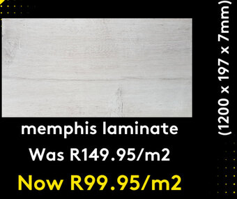 Memphis Laminate 1200 x 179 x 7mm