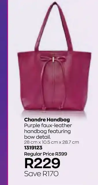AVON Chandre Handbag offer