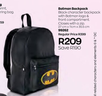 Batman backpack