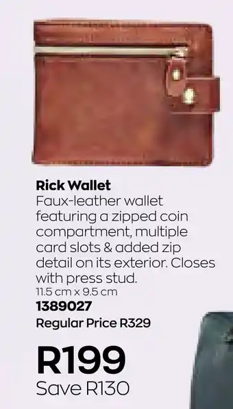 AVON Rick Wallet offer