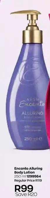 AVON Encanto Alluring Body Lotion offer