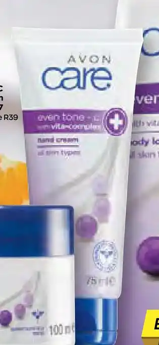 AVON Even Tone-C Hand Cream 75ml offer