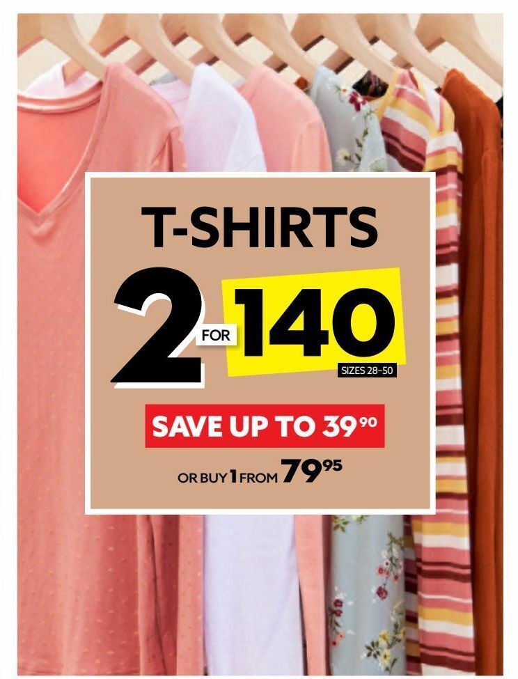 T-shirt offer at Ackermans