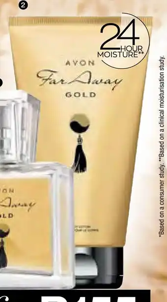 AVON Far Away Gold Body Lotion 150ml offer