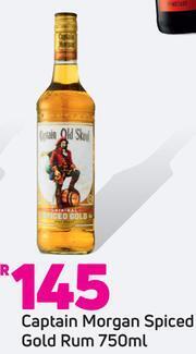 Game Captain Morgan Spiced Gold Rum-750ml offer