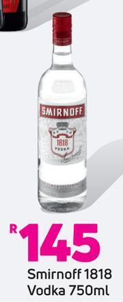 Game Smirnoff 1818 Vodka-750ml offer