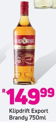 Klipdrift Export Brandy-750ml