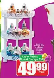 Mr. Big Deal 3 Layer Plastic Round Storage Rack offer