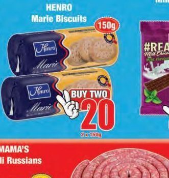 Boxer Henro biscuits 2 offer