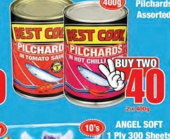 Boxer Best cook pilchards 2 offer